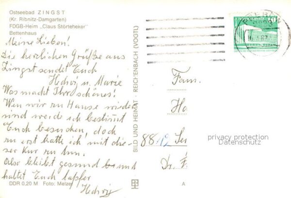 Zingst Ostseebad FDGB Heim Claus Störtebeker Bettenhaus – Bild 2