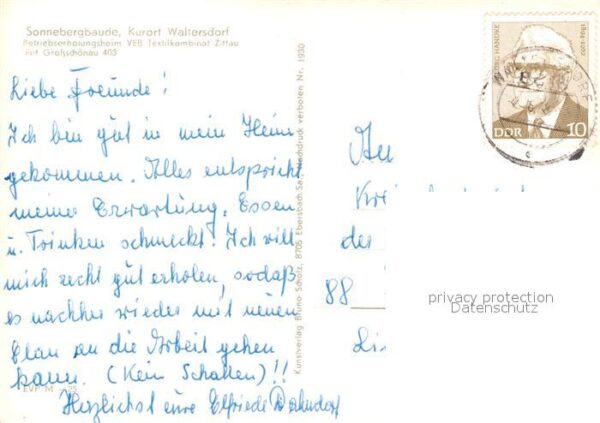Waltersdorf Zittau Sonnebergbaude – Bild 2