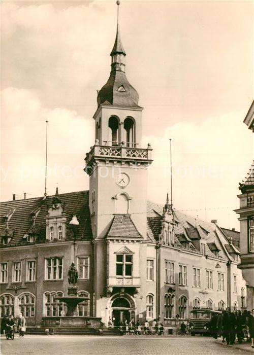 Guestrow Mecklenburg Vorpommern Postamt Brunnen