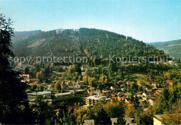 Bad Wildbad Panorama Kurort im Schwarzwald