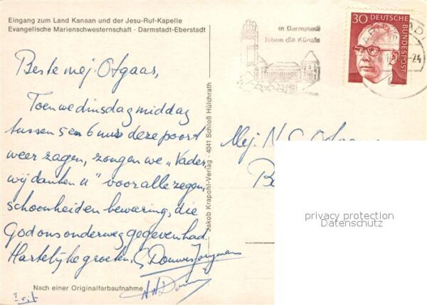 Eberstadt Darmstadt Eingang zum Land Kanaan Jesu Ruf Kapell – Bild 2