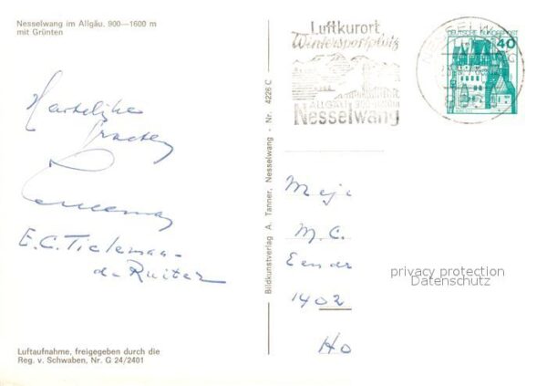Nesselwang mit Grünten Allgäuer Alpen Fliegeraufna – Bild 2