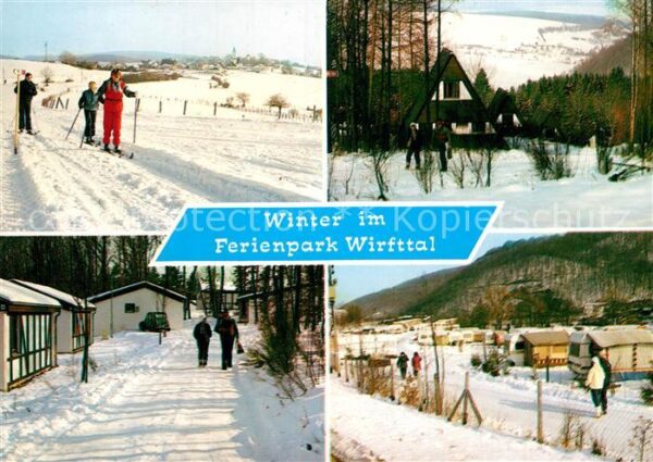 Stadtkyll Winter im Ferienpark Wirfttal Skilangla