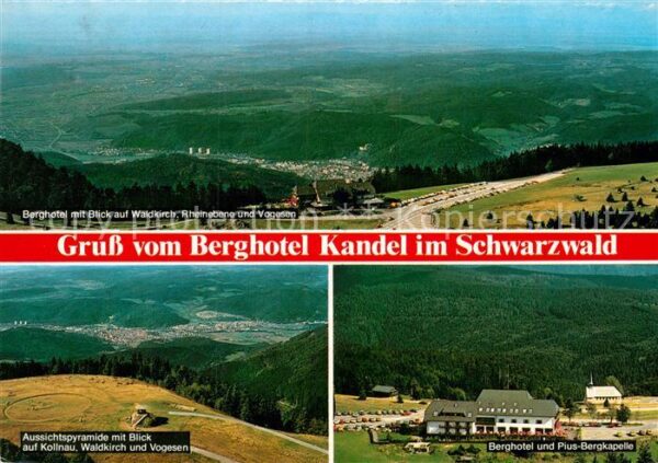 Waldkirch Breisgau Berghotel Kandel Kapelle Rheinebene Vog