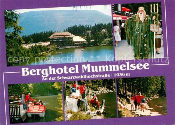 Mummelsee Berghotel Schwarzwaldhochstrasse Wander