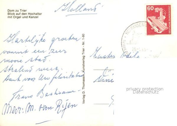Trier Dom Hochaltar Orgel Kanzel – Bild 2