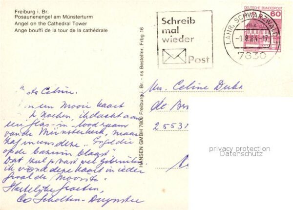 Freiburg Breisgau Posaunenengel am Münsterturm – Bild 2