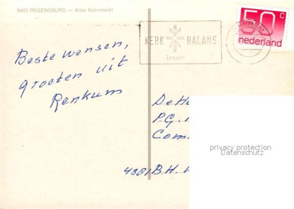 Regensburg Alter Kornmarkt Turm Dom St Peter – Bild 2