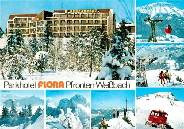 Weissbach Pfronten Parkhotel Flora Wintersportplatz Alpen