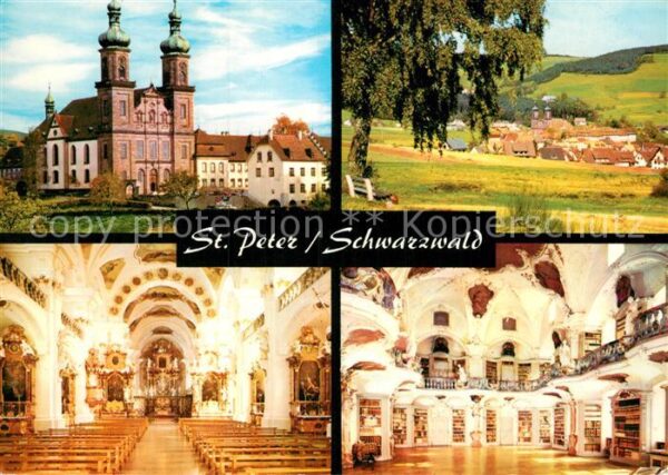 St Peter Schwarzwald Pfarrkirche Innenansichten Erbauer Pete