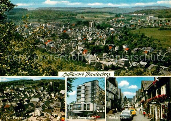 Freudenberg Westfalen Stadtpanorama Der Flecken Schlossberg H