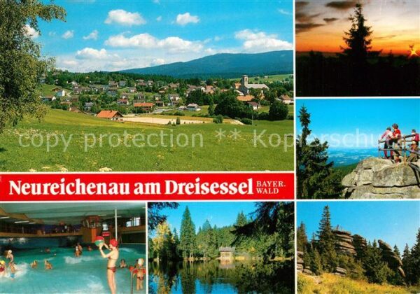 Neureichenau Panorama Sonnenuntergang Dreisessel Aus