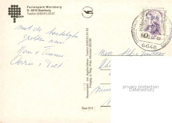 Saarburg Saar Ferienpark Warsberg Fliegeraufnahme – Bild 2