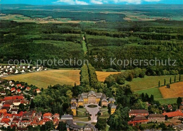 Bad Arolsen Schloss Ferienland Waldeck Fliegeraufna