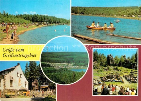 Greifensteine Erzgebirge Freibad am Greifenbachstauweiher Bergga