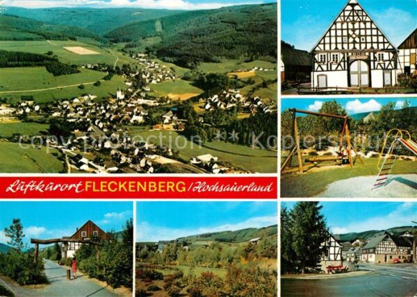 Fleckenberg Teilansichten Fachwerkhaus Kinderspielp