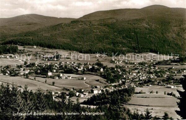 Bodenmais Panorama Luftkurort mit kleinem Arberge