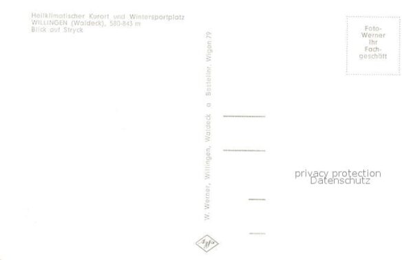 Willingen Sauerland Panorama Blick auf Stryck – Bild 2
