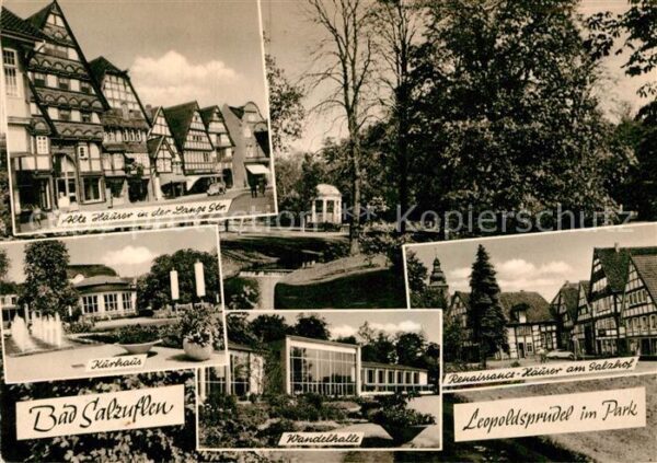Bad Salzuflen Alte Häuser Lange Strasse Kurhaus Kurpa
