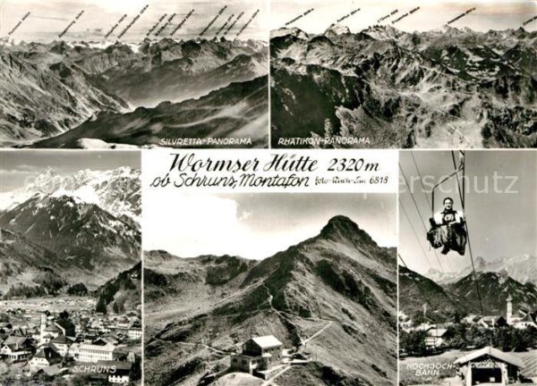 Schruns Vorarlberg Silvretta Rhätikon Panorama Berghaus Be