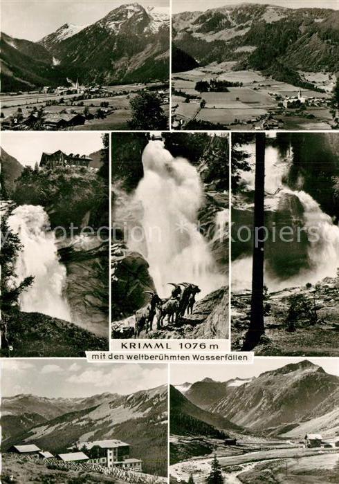 Krimml Alpenpanorama Wasserfälle