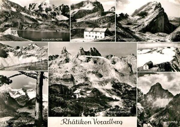 Vorarlberg Berghütten Schesaplana Zimba Gebirgspan