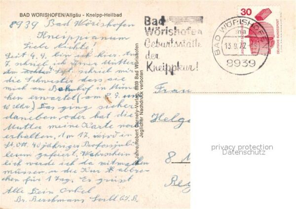 Bad Woerishofen Kurpark Wassertreten Birkenallee Portra – Bild 2