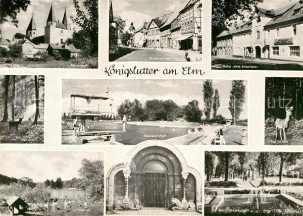 Koenigslutter Elm Kaiserdom Teich Marktstrasse Freibad Po
