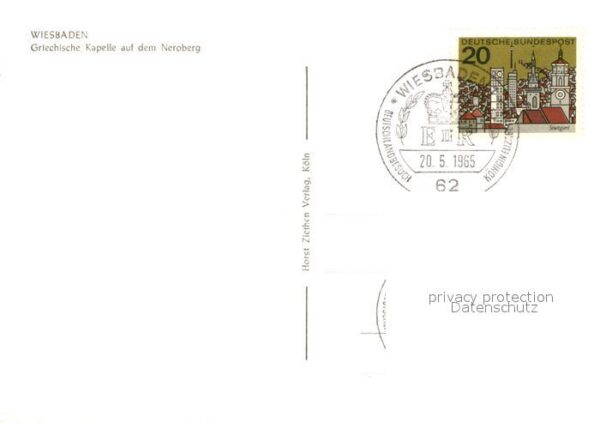 Wiesbaden Griechische Kapelle auf dem Neroberg St – Bild 2