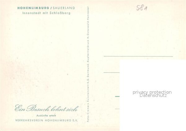 Hohenlimburg Innenstadt mit Schlossberg – Bild 2