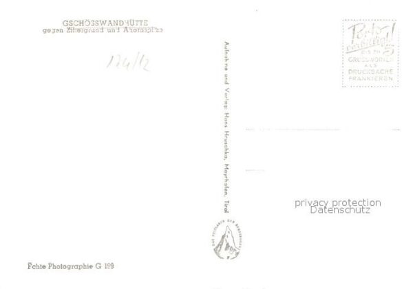 Gschoesswandhuette Zillertal gegen Zillergrund und Ahornspitze Zille – Bild 2