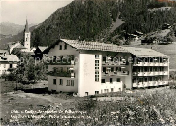 Gaschurn Vorarlberg Diät und Kneipp Sanatorium Dr Felbermay