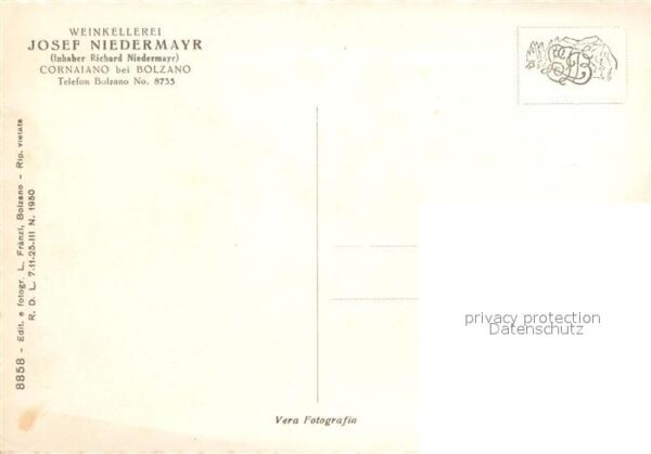 Cornaiano Weinkellerei Josef Niedermayr – Bild 2