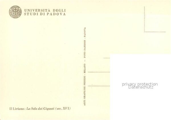 Padova Universita degli Studi Il Liviano Sala – Bild 2