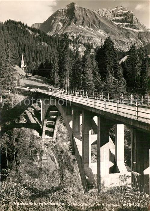 Schroecken Vorarlberg Hochtannbergbrücke Alpen