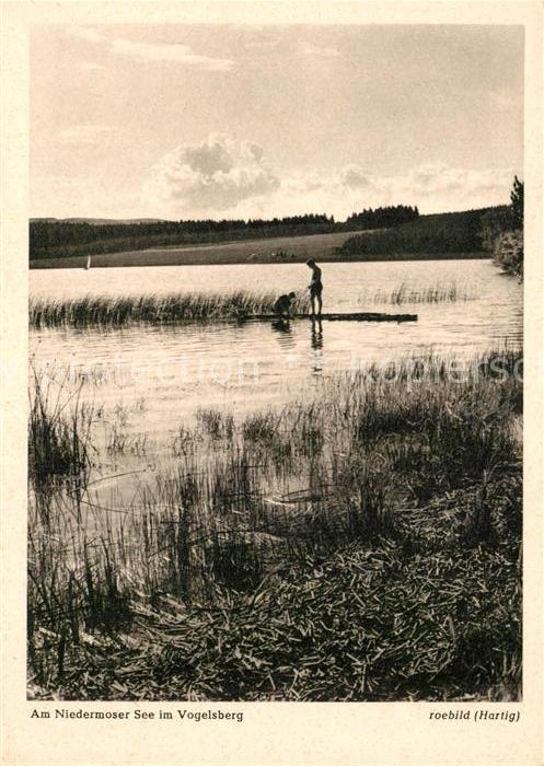 Freiensteinau Partie am Niedermoser See im Vogelsberg
