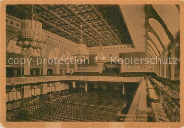 Leipzig Kongresshalle Zuschauerraum