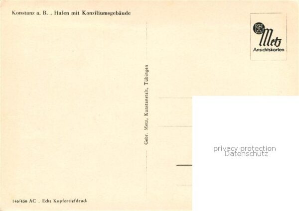Konstanz Bodensee Hafen mit Konziliumsgebäude Kupfertiefd – Bild 2