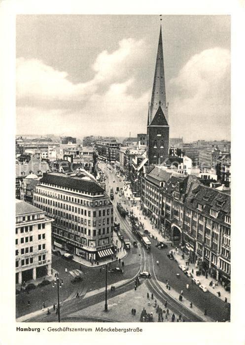 Hamburg Geschäftszentrum Mönckebergstrasse