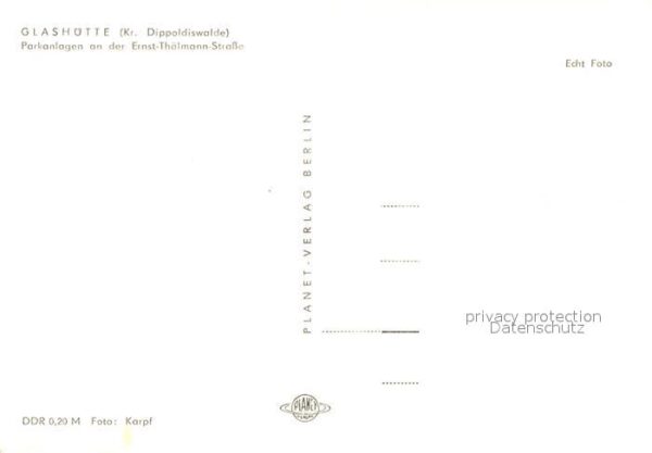 Glashuette Sachsen Parkanlagen an der Ernst Thälmann Stras – Bild 2