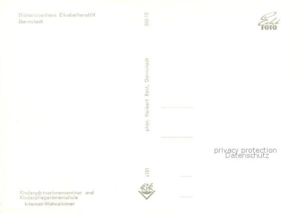 Darmstadt Diakonissenhaus Elisabethenstift Kinder – Bild 2