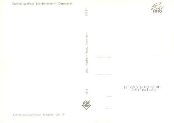 Darmstadt Diakonissenhaus Elisabethenstift Schwes – Bild 2