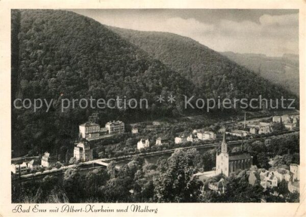 Bad Ems mit Albert Kurheim und Malberg