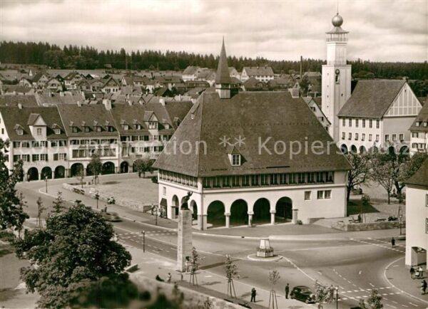 Freudenstadt Stadthaus Rathaus Marktplatz Höhenluftk