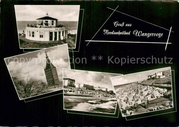 Wangerooge Nordseebad Cafe Turm Strandleben