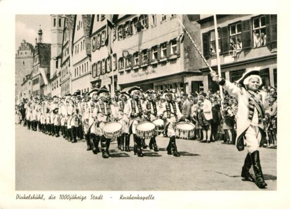 Dinkelsbuehl 1000jährige Stadt Knabenkapelle Festumz