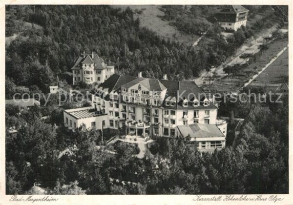Bad Mergentheim Kuranstalt Hohenlohe und Haus Olga