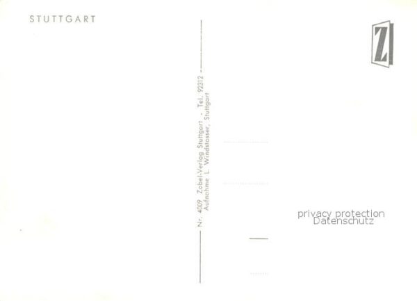 Stuttgart Stadtpanorama Gedicht Gerok – Bild 2