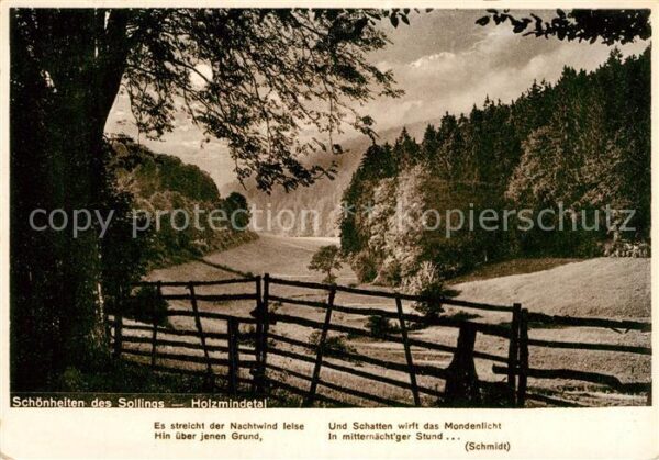 Holzminden Weser Schönheiten des Sollings Holzmindetal L