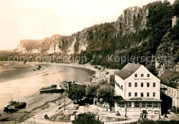Rathen Saechsische Schweiz Hotel Restaurant Erbgericht Elbe Dampfe
